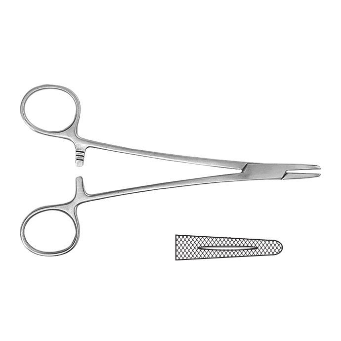 MAYO-HEGAR Голкотримач; прямий; із зубчиками; бранші з пазом; 18,0см. Tontarra Medizintechnik GmbH